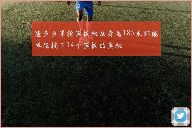 隆多分享抢篮板秘诀身高185米却能单场摘下14个篮板的奥秘